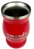 Matero do Yerba Mate Un Acero 2.0 Amanda INOX Rojo